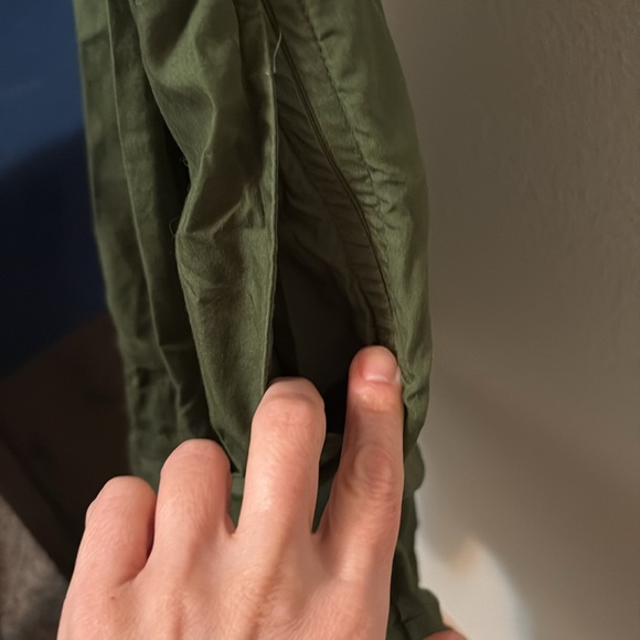 EShakti women’s dress, Sz 10, 100% Cotton Army Green, pockets, smocked waist. 💚 - Picture 5 of 9